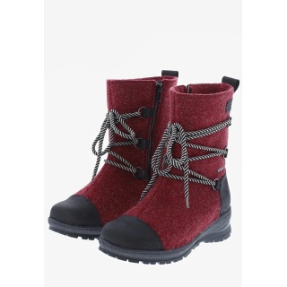 Pomar zimowe buty Koli GTX (buty filcowe, wodoodporne, szerokie, ekstremalnie ciepłe) czerwone damskie